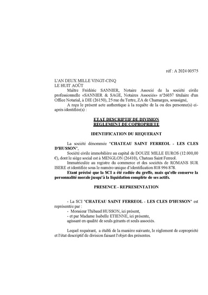 Fichier:2025-10-14 Règlement de copropriété.pdf